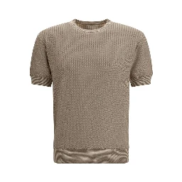 Beige Cotton Sweatshirt