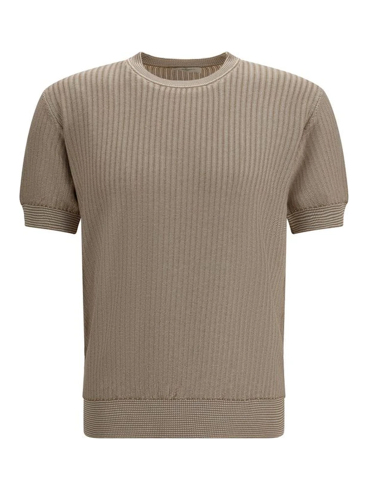 Beige Cotton Sweatshirt