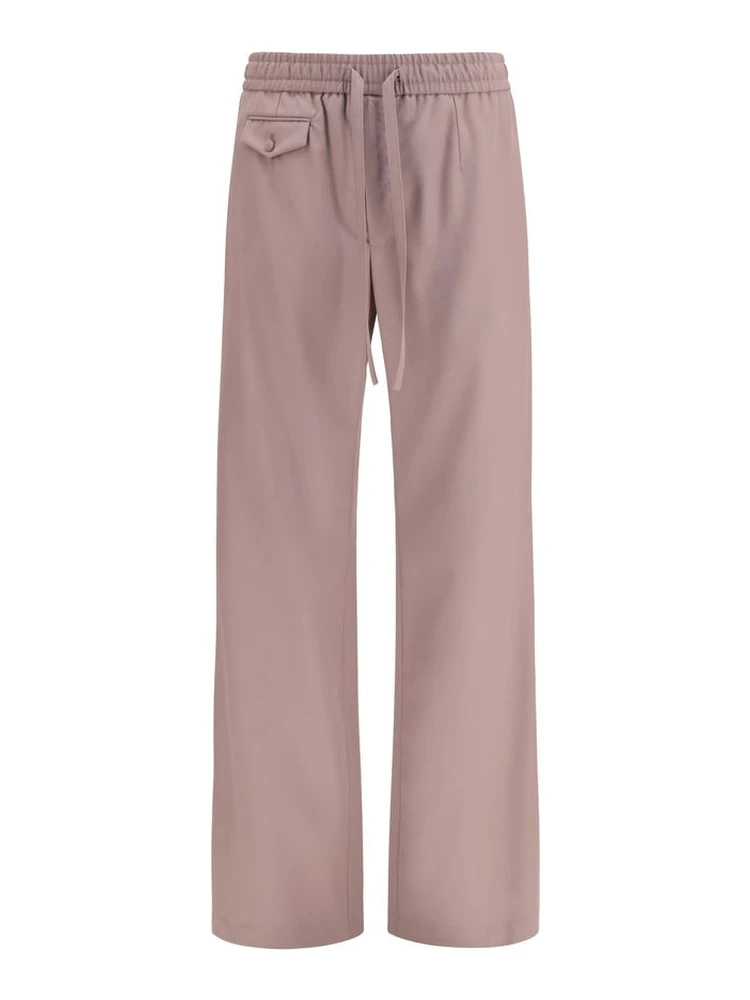 Brown Wool Oves Aries Joggers (Workout Pants)