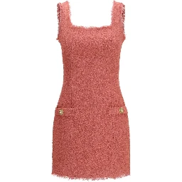 Multicolor Wool Oves Aries Casual Dress