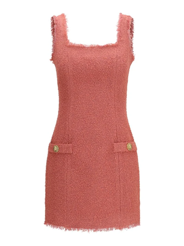 Multicolor Wool Oves Aries Casual Dress