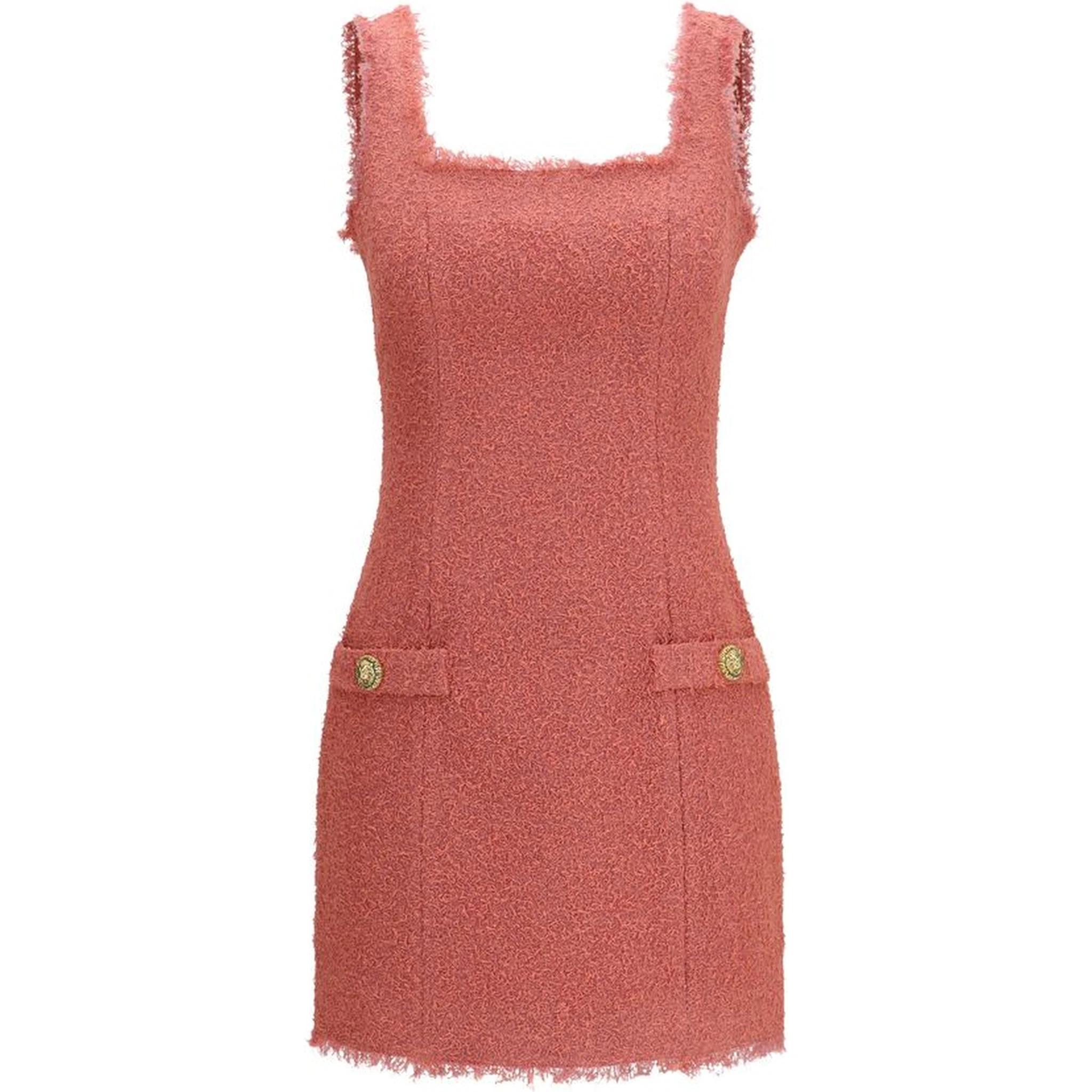 Multicolor Wool Oves Aries Casual Dress