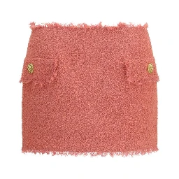 Multicolor Wool Oves Aries Mini Skirt