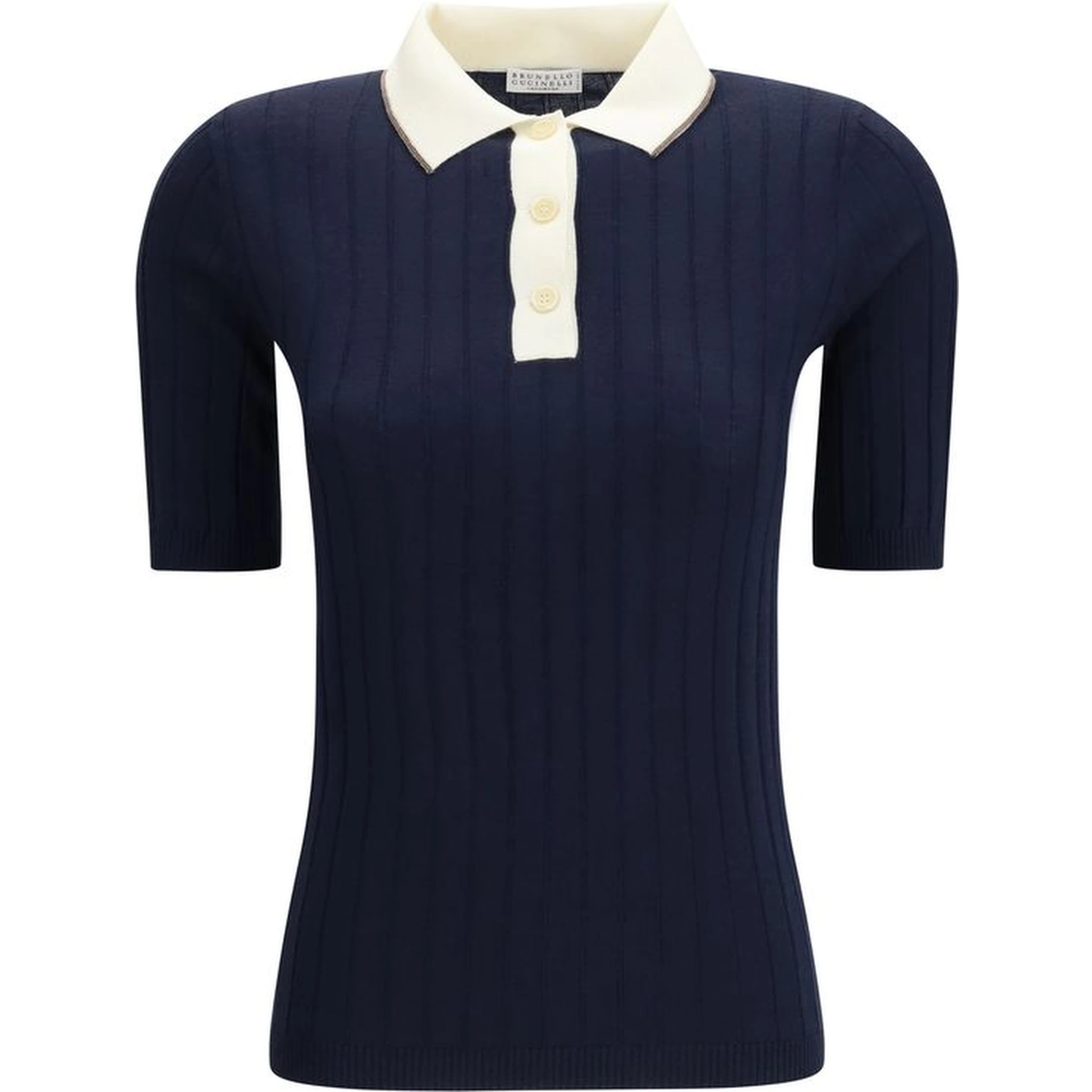 Blue Wool Oves Aries Polo Shirt
