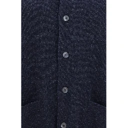Blue Silk Cardigan