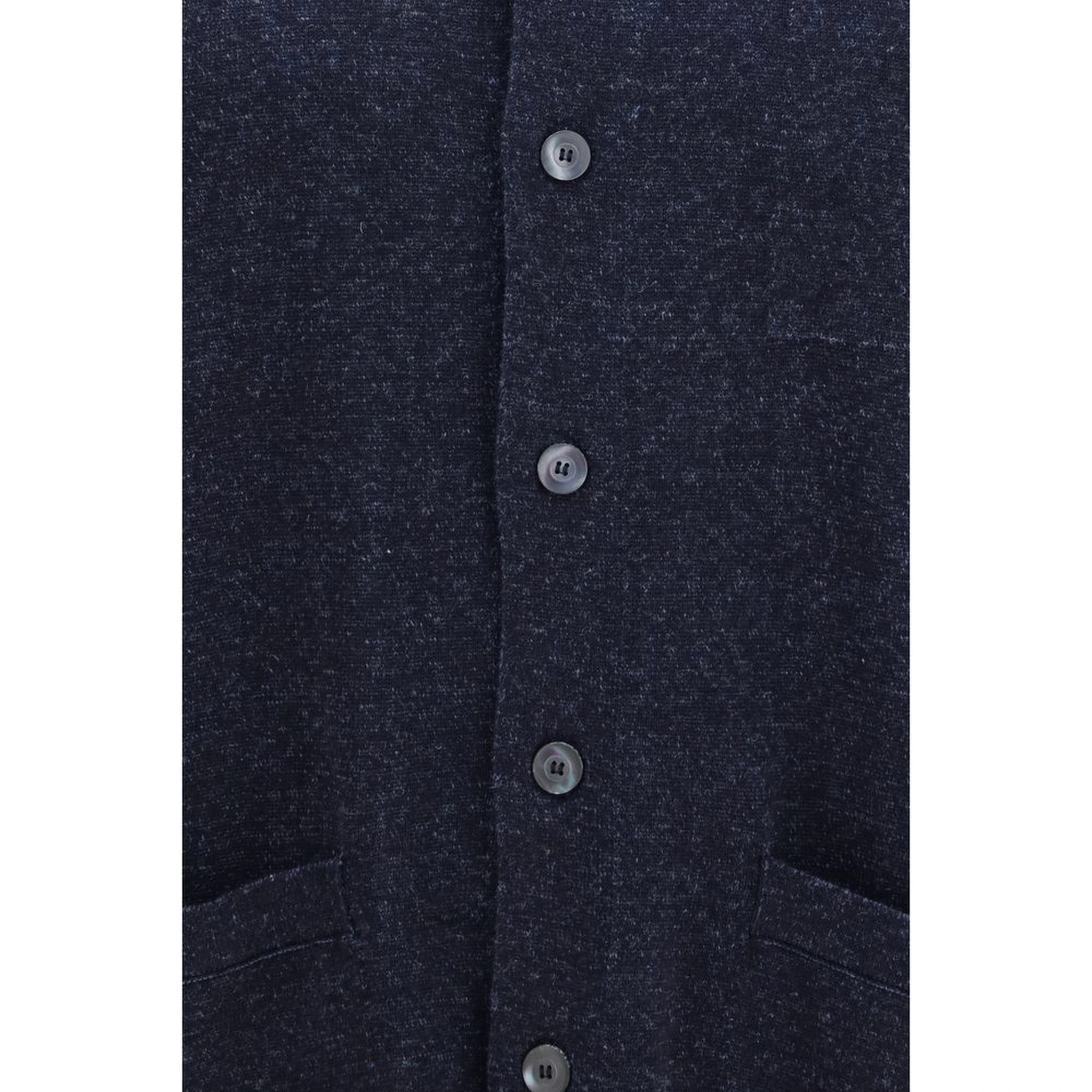 Blue Silk Cardigan