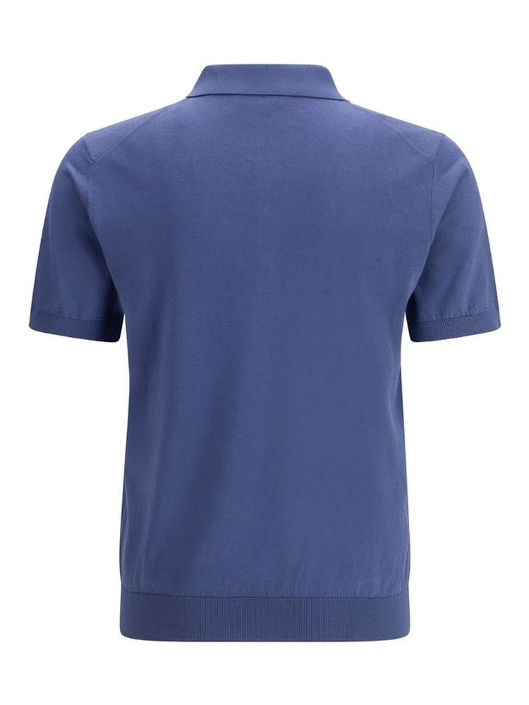 Blue Cotton Polo Shirt alternative
