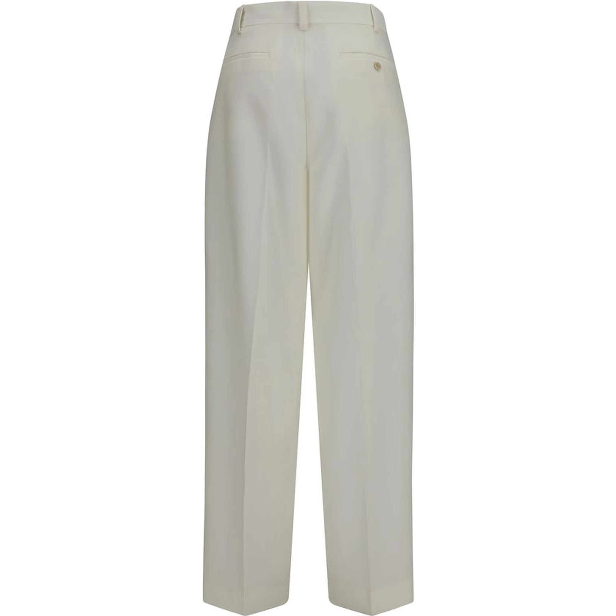 White Wool Oves Aries Casual Pants