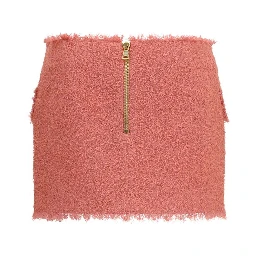 Multicolor Wool Oves Aries Mini Skirt