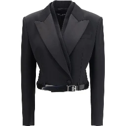 Black Wool Oves Aries Jacket