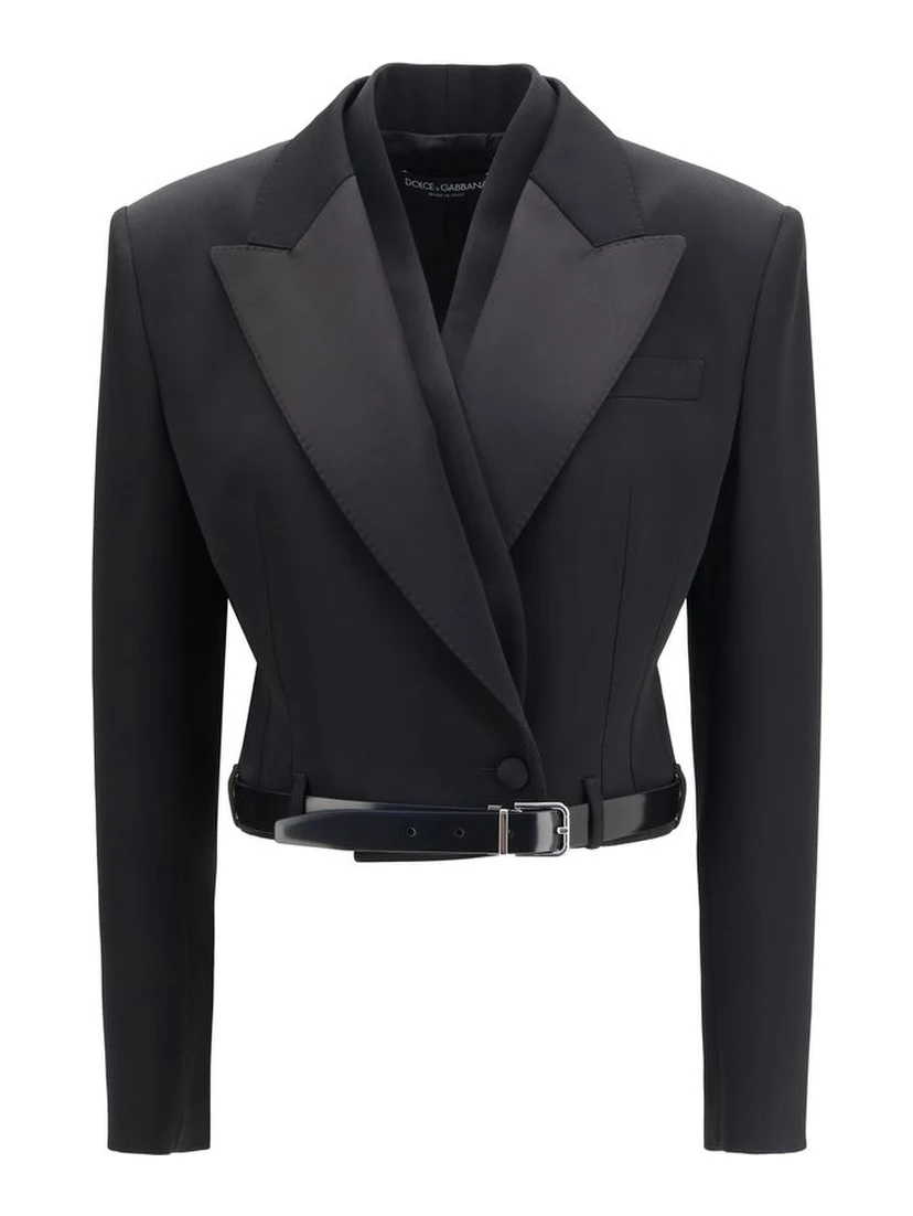 Black Wool Oves Aries Jacket