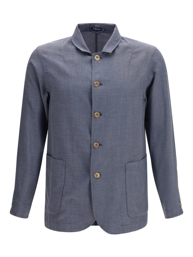 Gray Wool Oves Aries Jacket