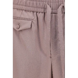 Brown Wool Oves Aries Joggers (Workout Pants)