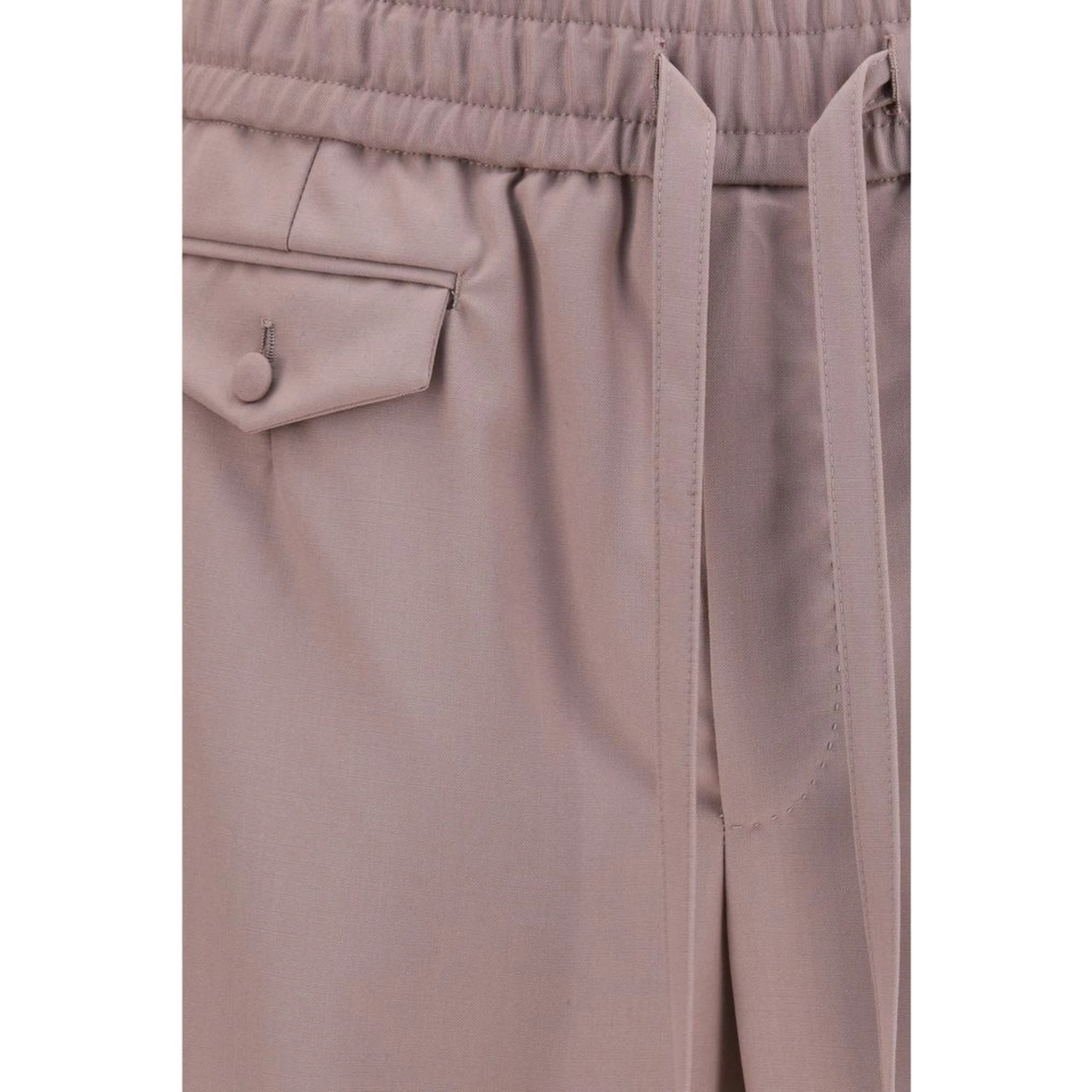 Brown Wool Oves Aries Joggers (Workout Pants)