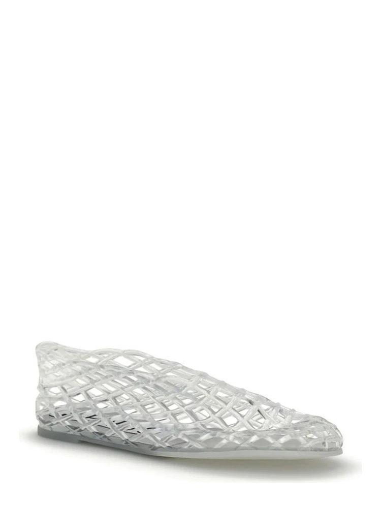 White Rubber Ballet Flats alternative