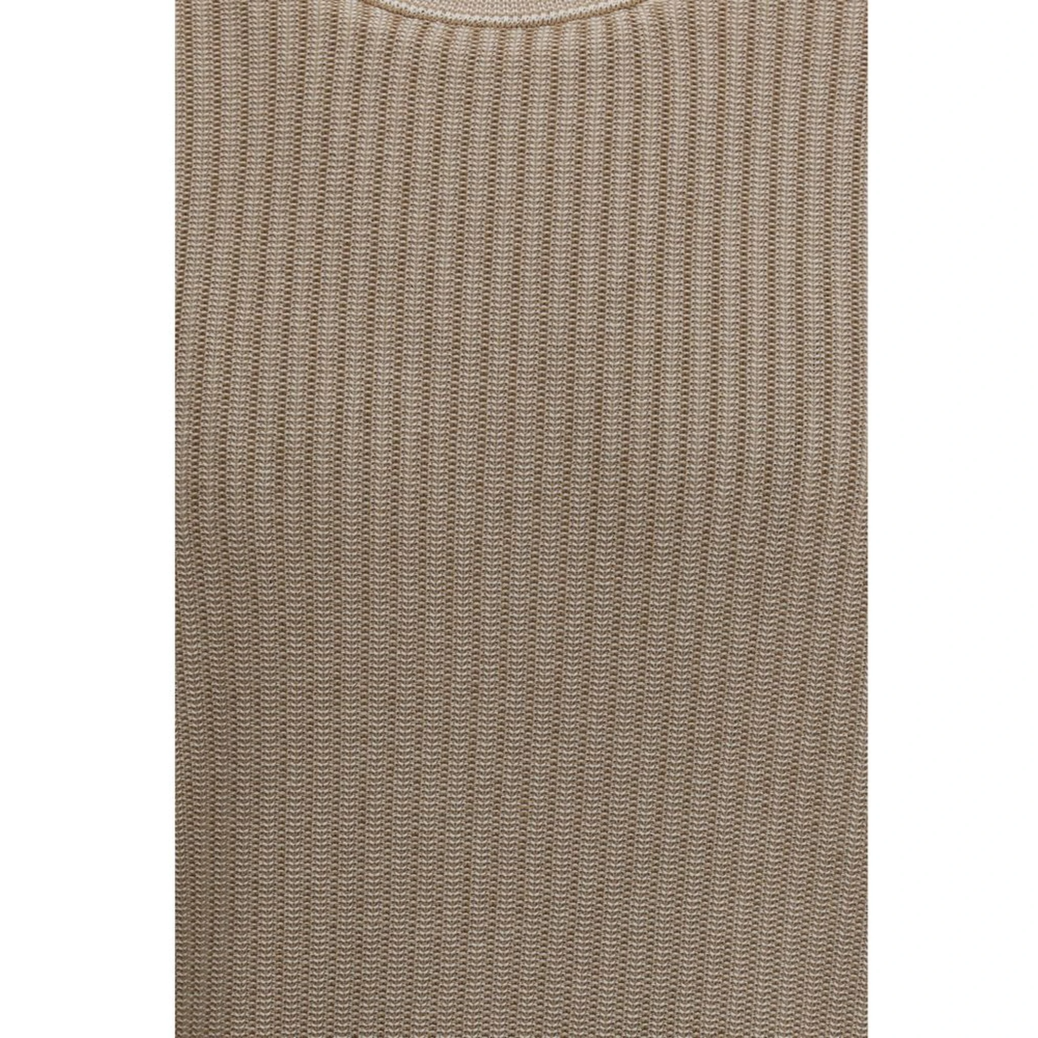Beige Cotton Sweatshirt