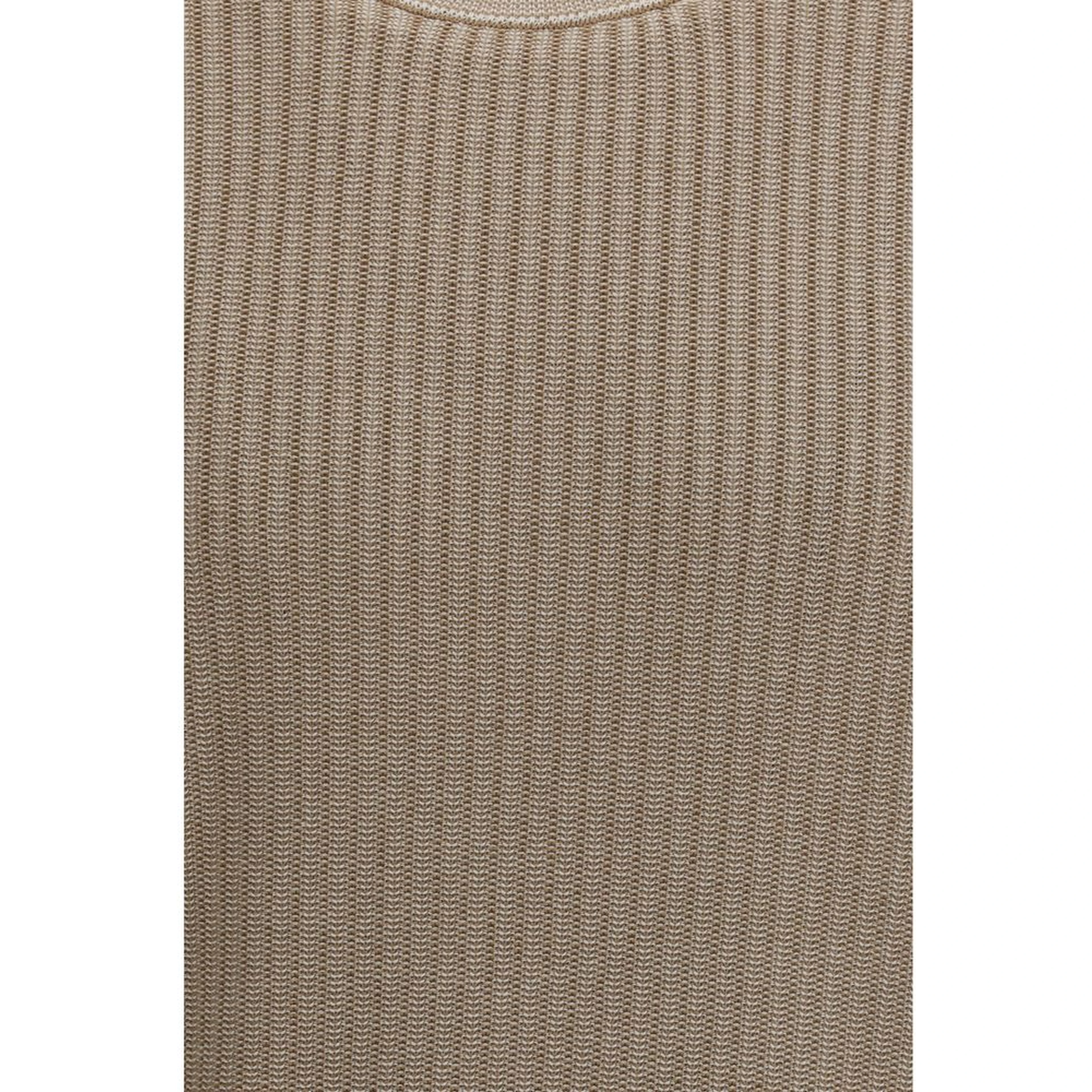 Beige Cotton Sweatshirt