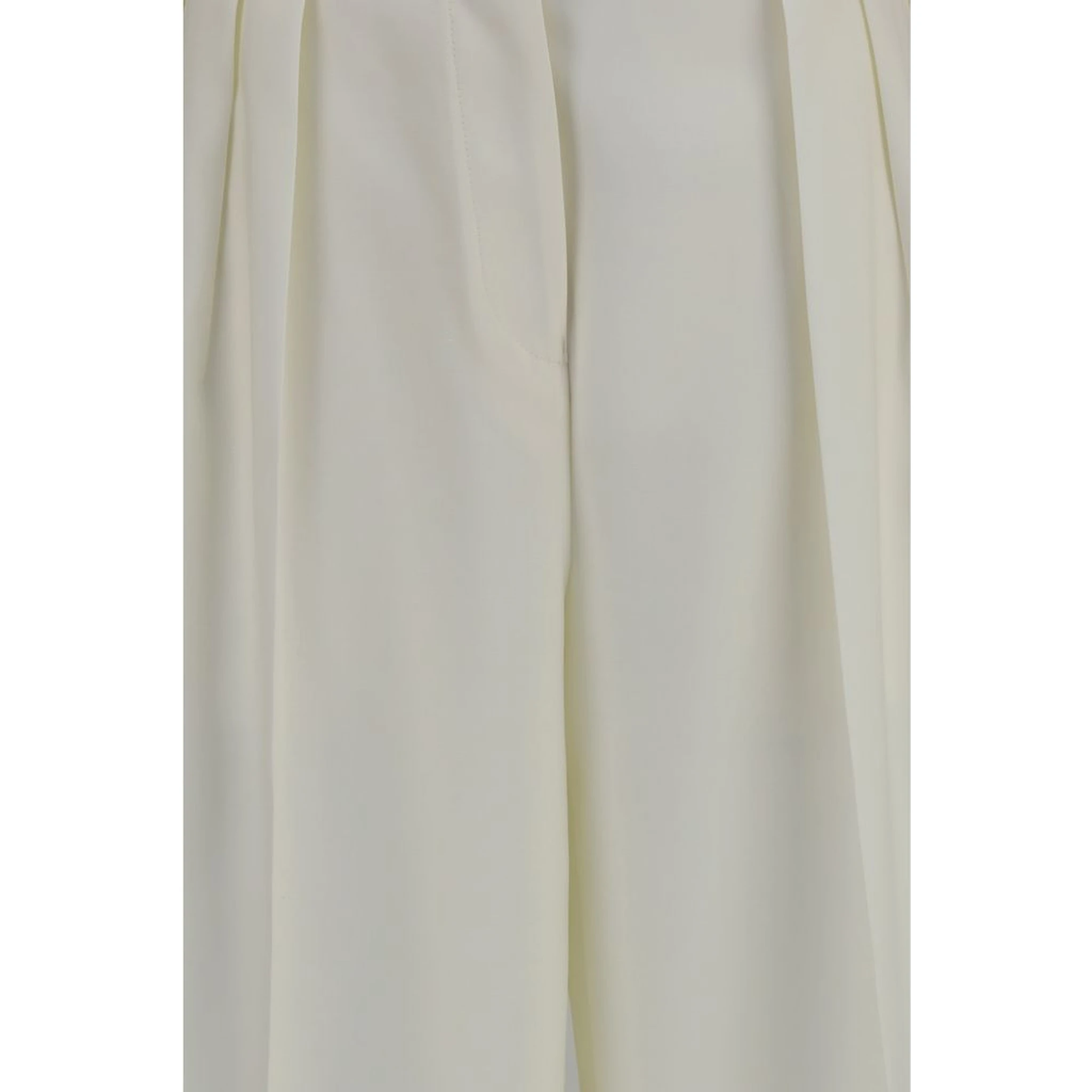 White Wool Oves Aries Casual Pants