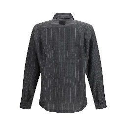 Gray Wool Oves Aries Dress Shirt