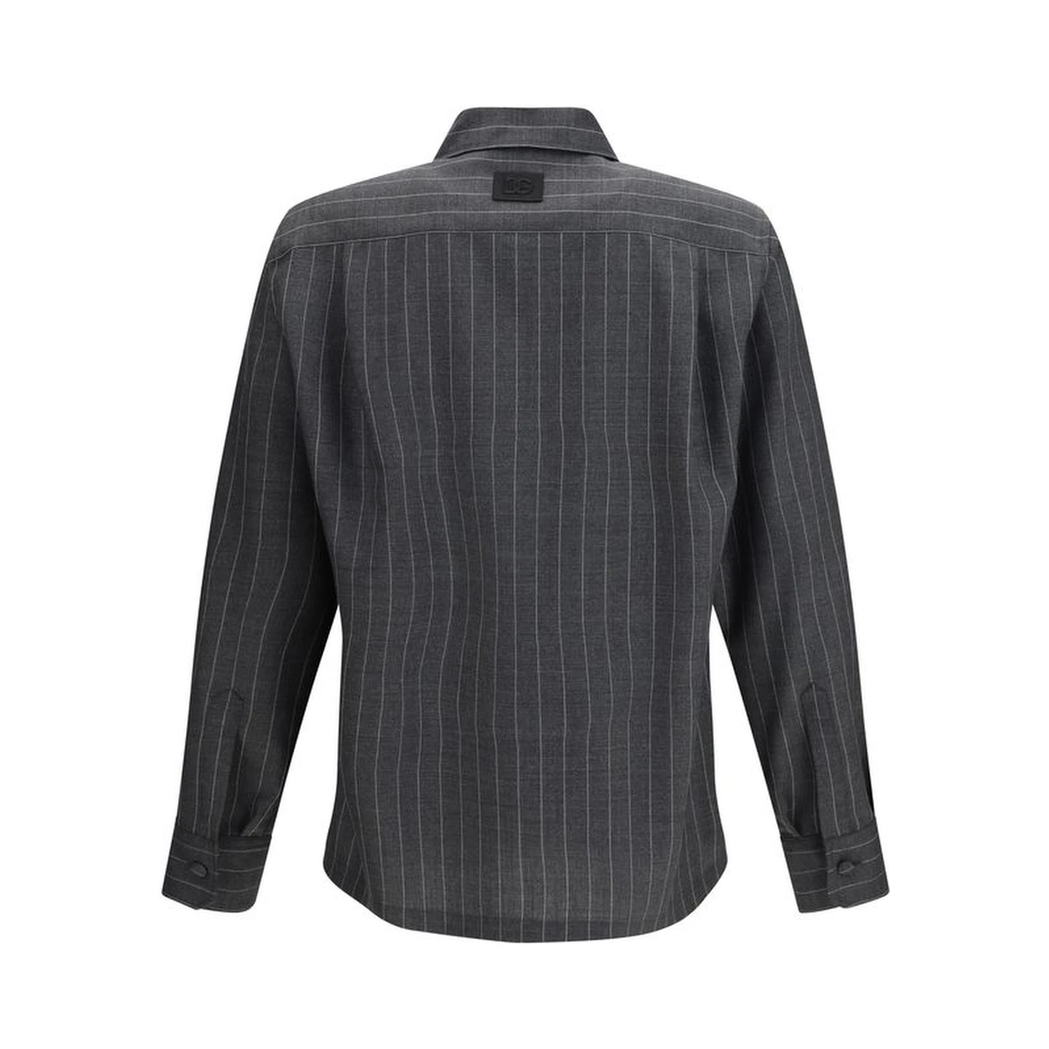 Gray Wool Oves Aries Dress Shirt
