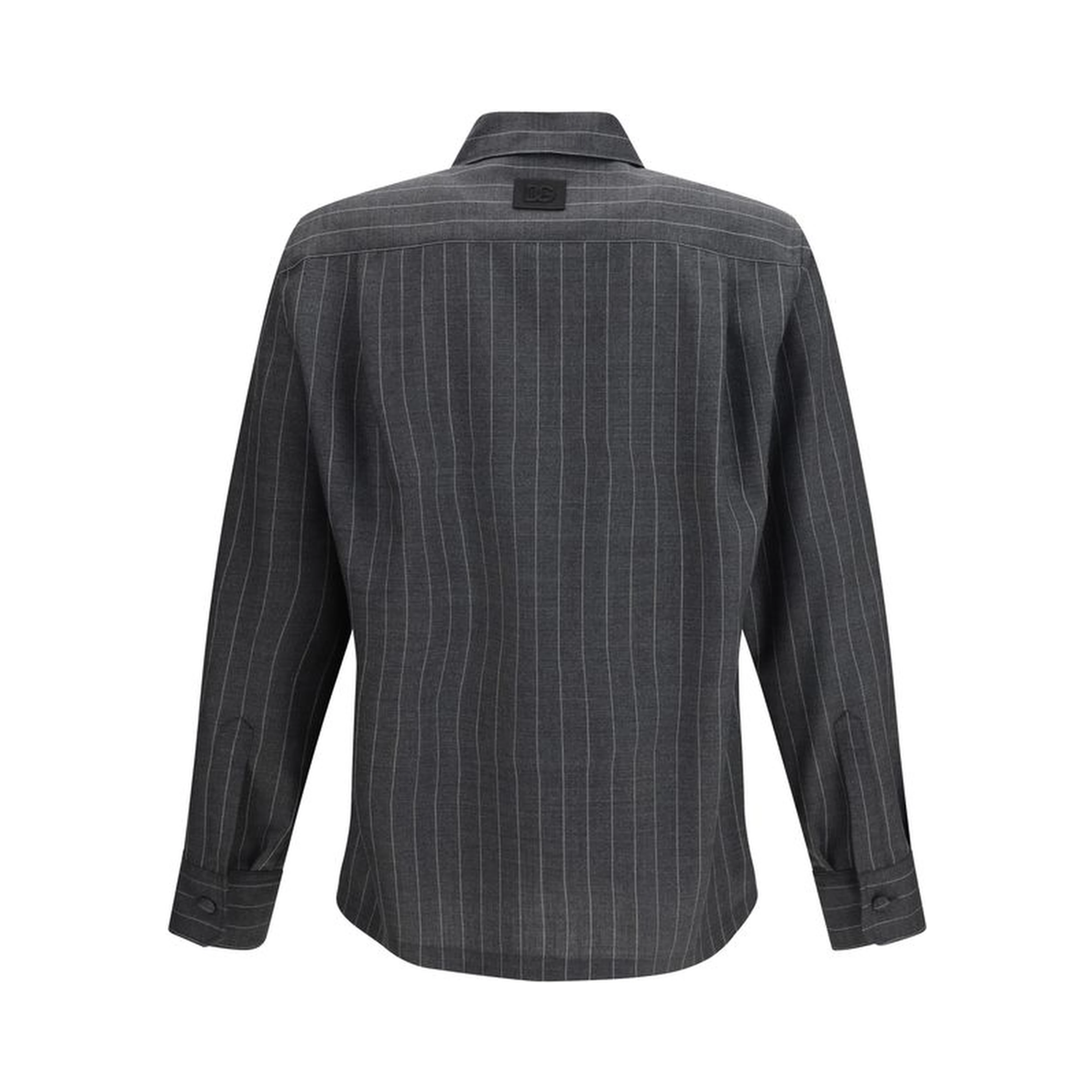 Gray Wool Oves Aries Dress Shirt