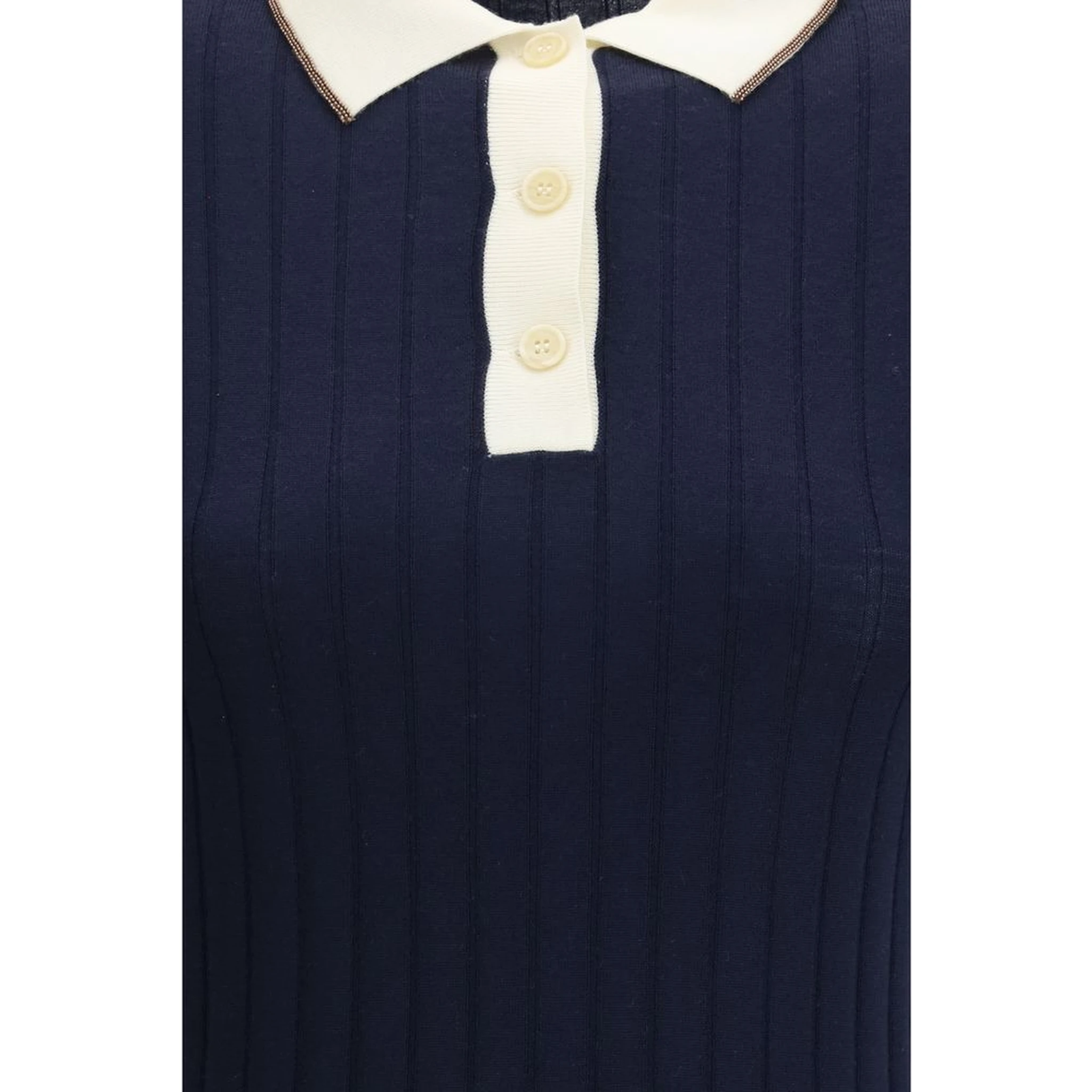 Blue Wool Oves Aries Polo Shirt