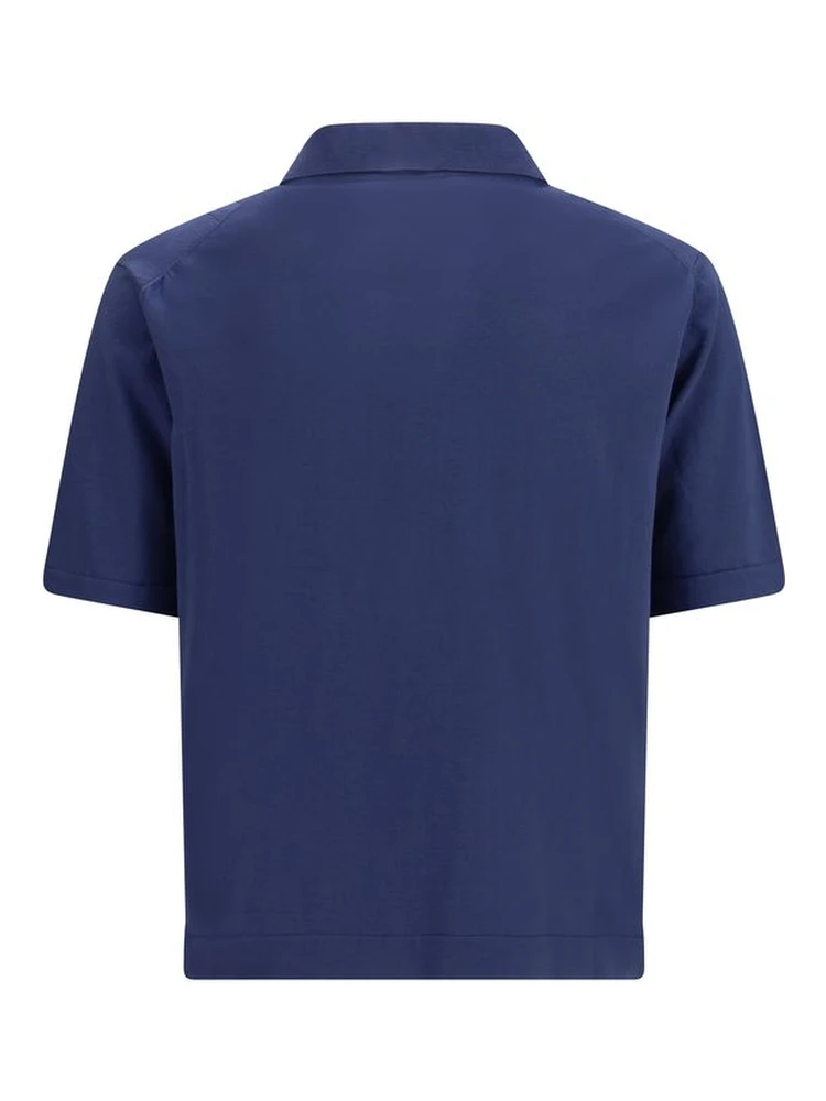 Blue Cotton Polo Shirt alternative