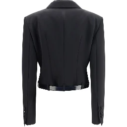 Black Wool Oves Aries Jacket