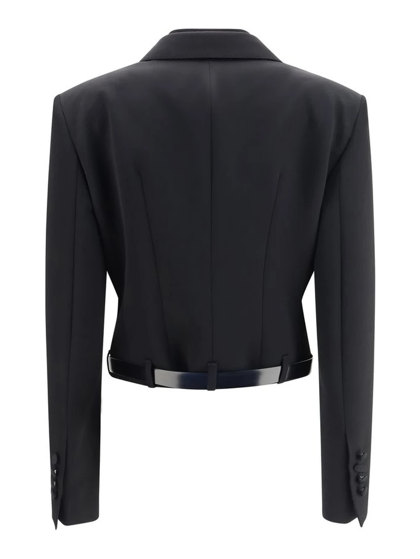 Black Wool Oves Aries Jacket