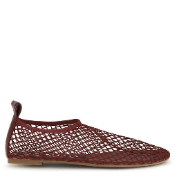 Bordeaux Rubber Ballet Flats