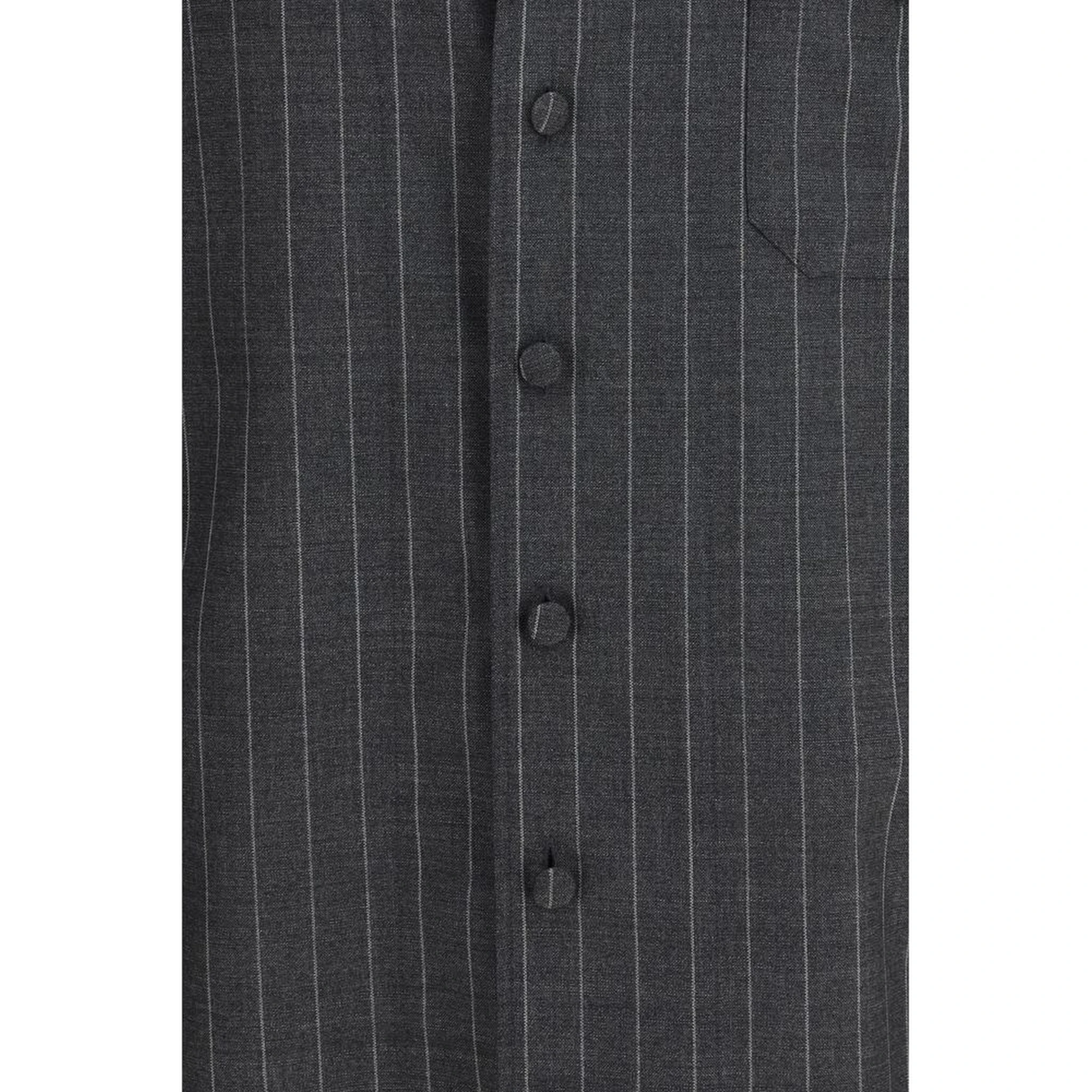 Gray Wool Oves Aries Dress Shirt