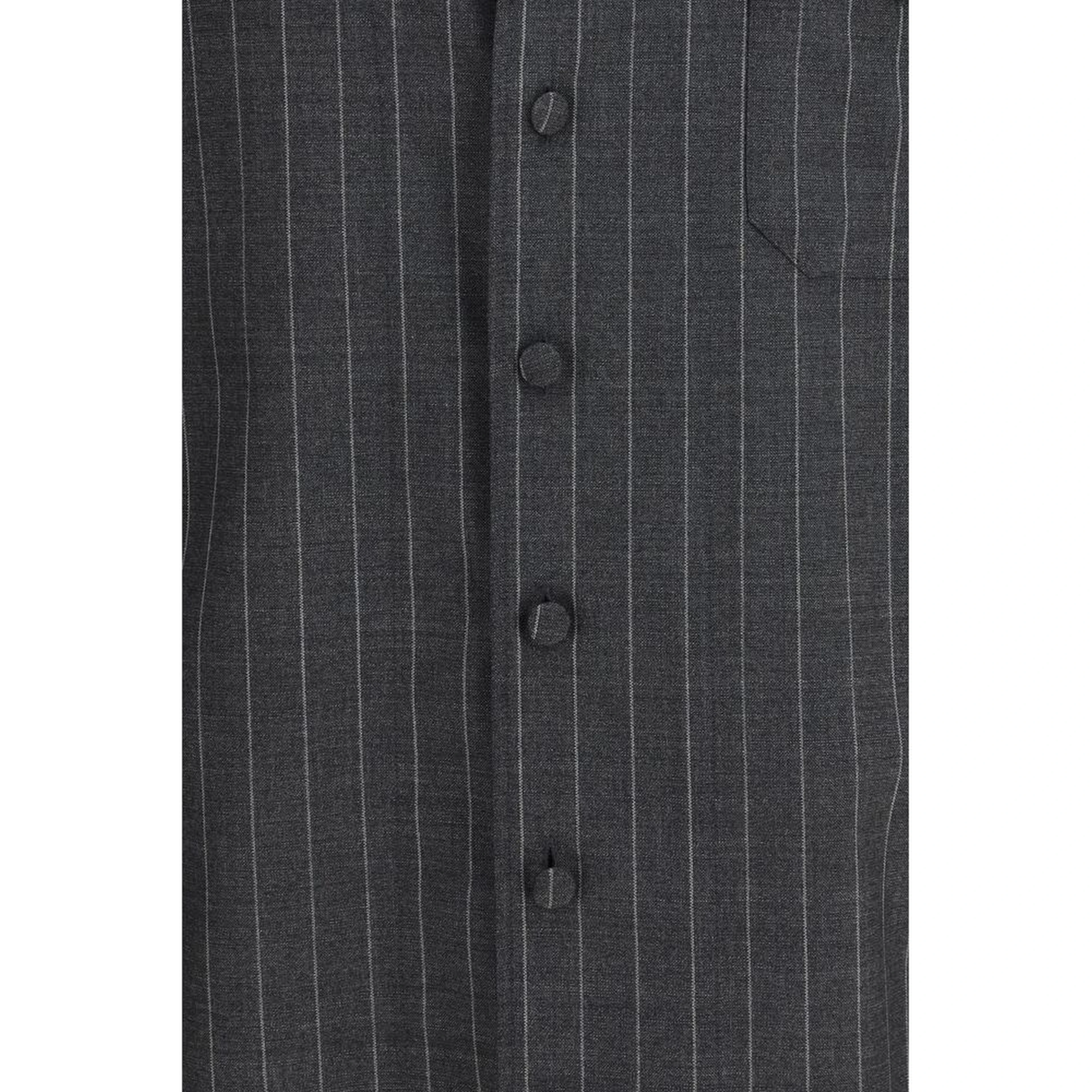 Gray Wool Oves Aries Dress Shirt