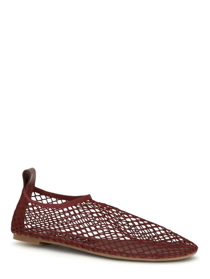 Bordeaux Rubber Ballet Flats