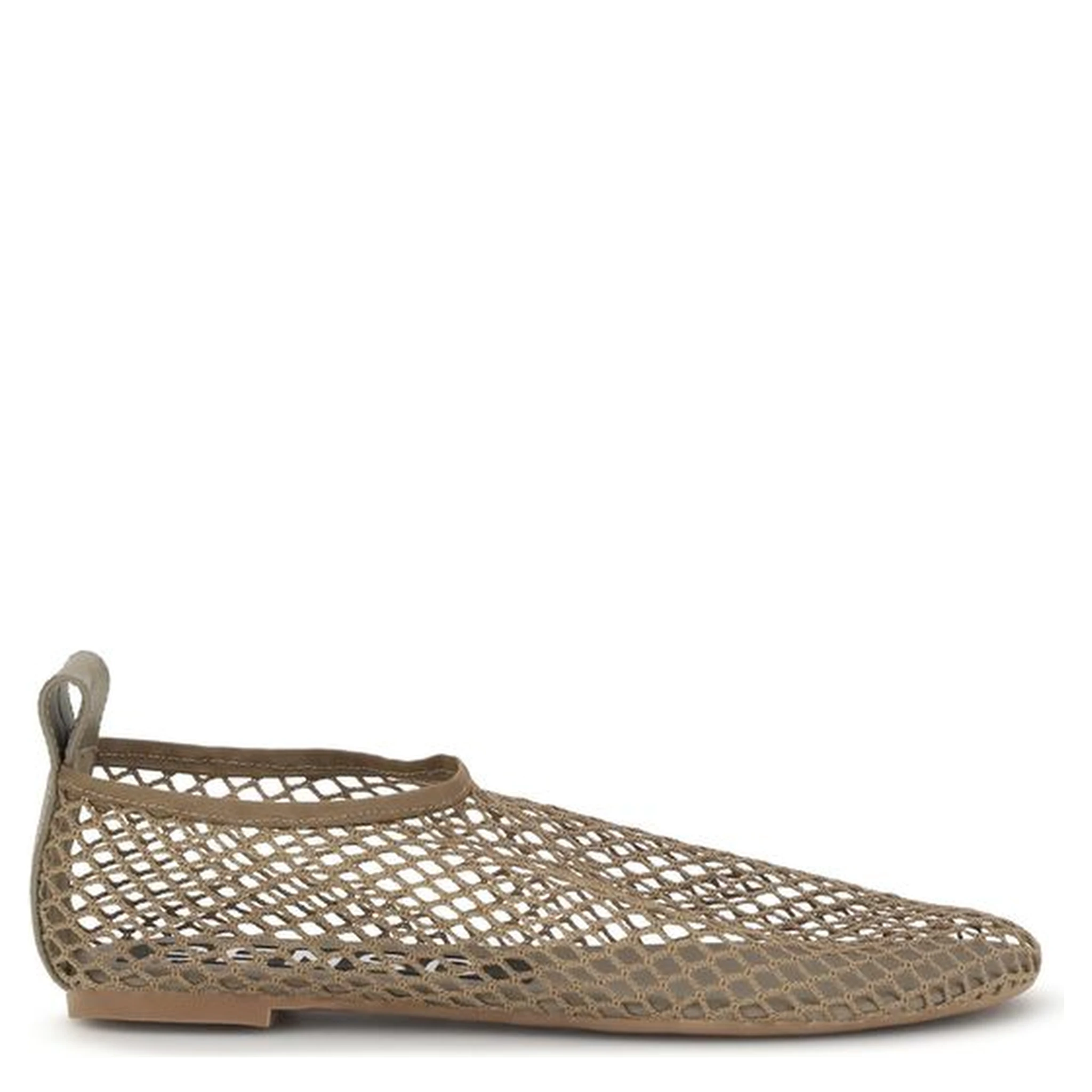 Beige Rubber Ballet Flats