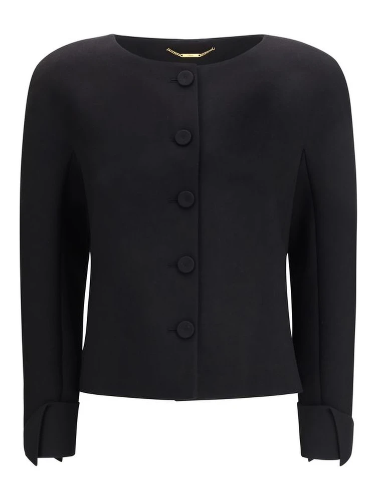 Black Wool Oves Aries Jacket
