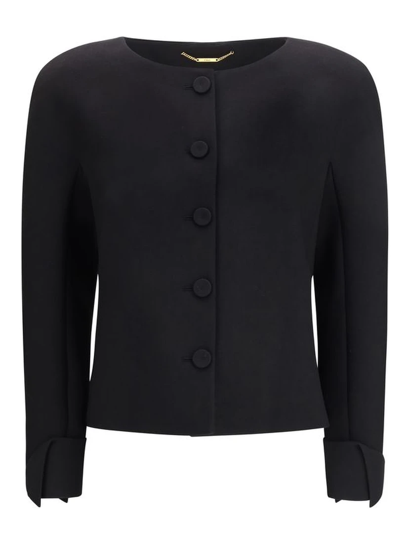 Black Wool Oves Aries Jacket