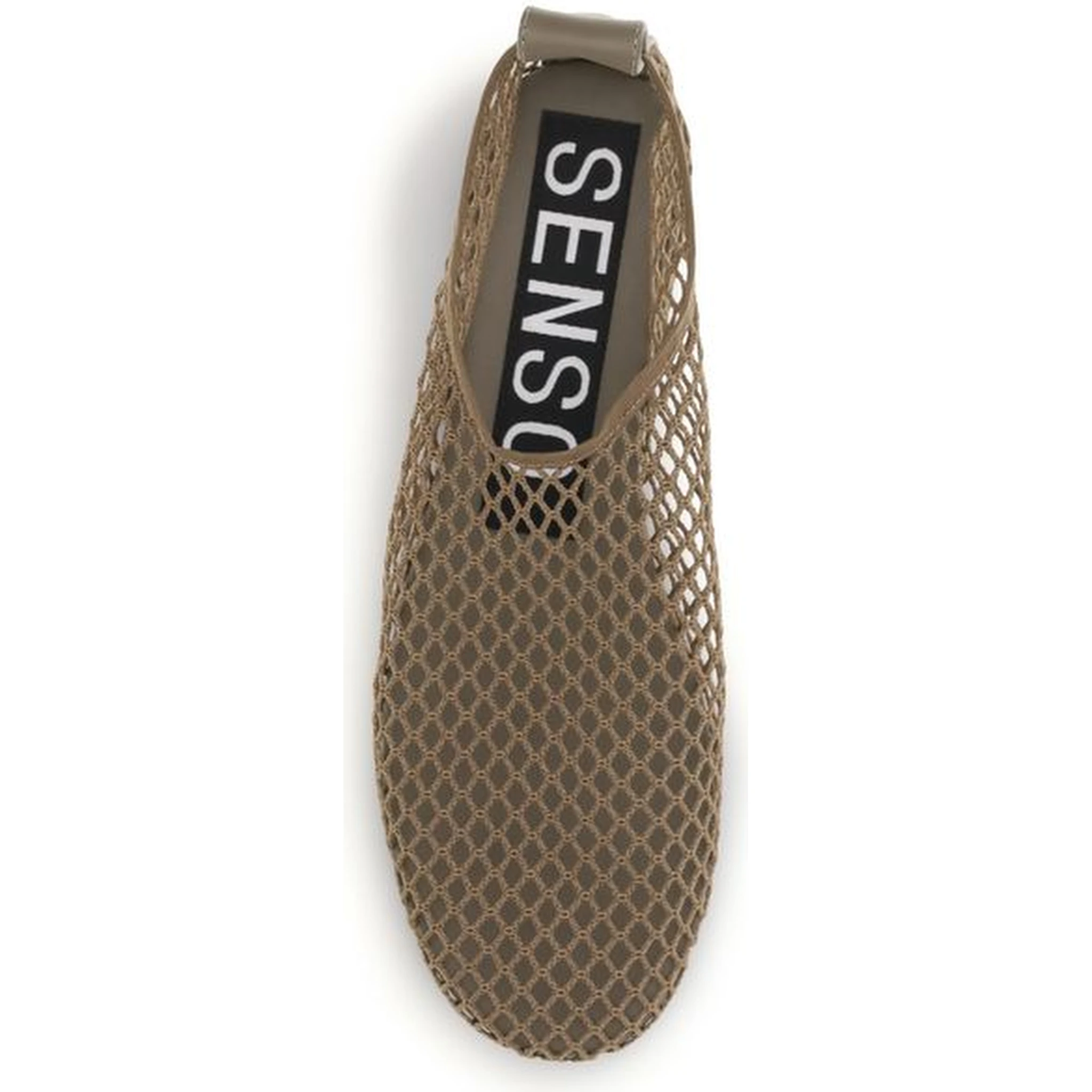 Beige Rubber Ballet Flats