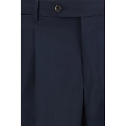 Blue Wool Oves Aries Casual Pants
