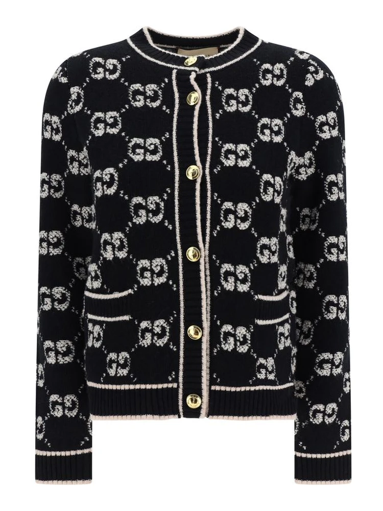 Black Wool Oves Aries Cardigan