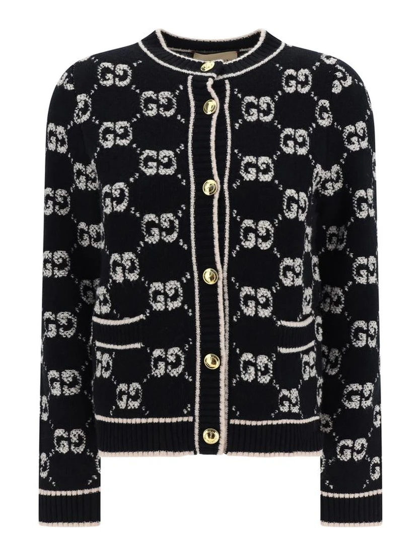 Black Wool Oves Aries Cardigan