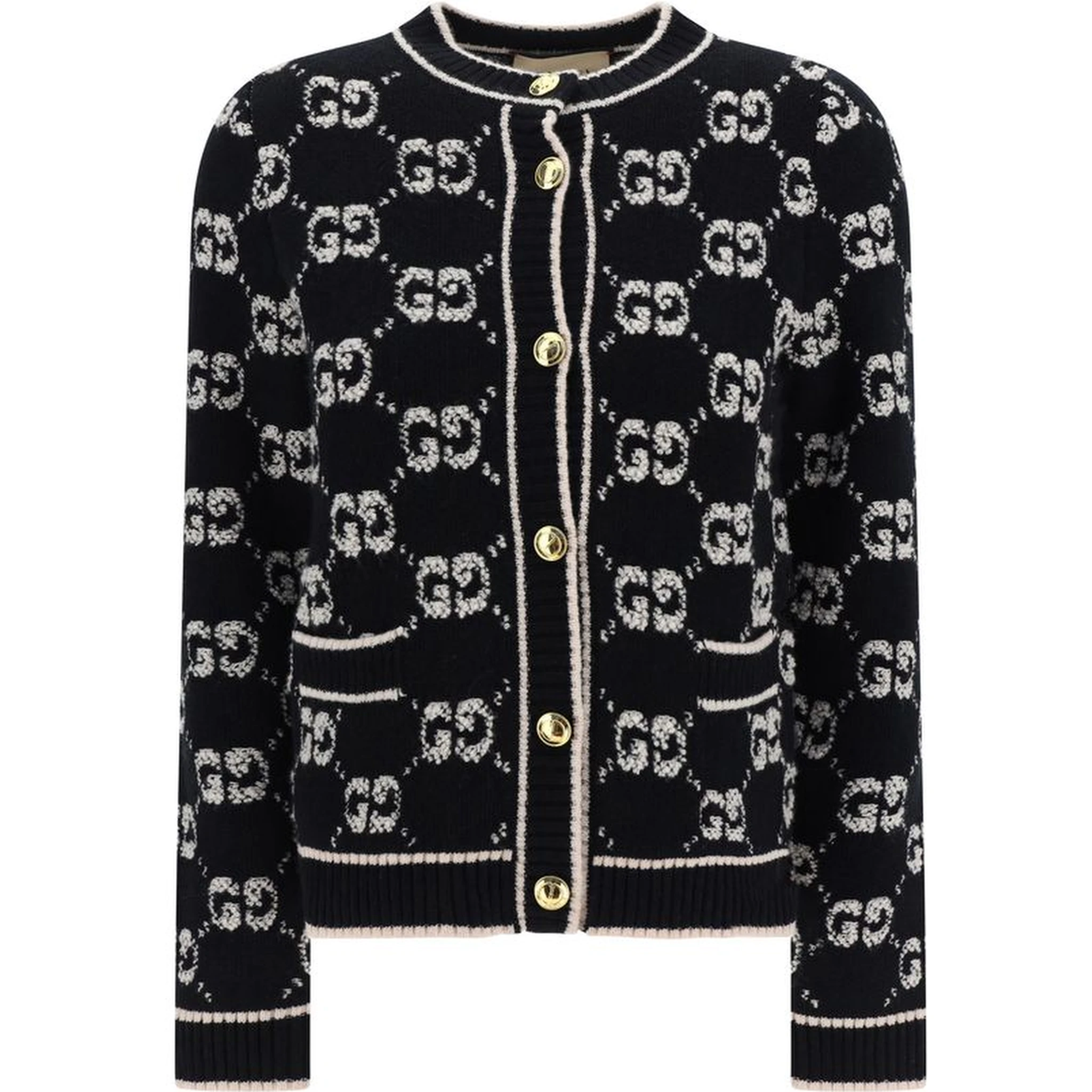 Black Wool Oves Aries Cardigan