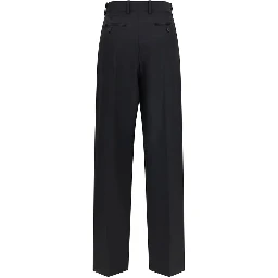 Black Wool Oves Aries Dress Pants