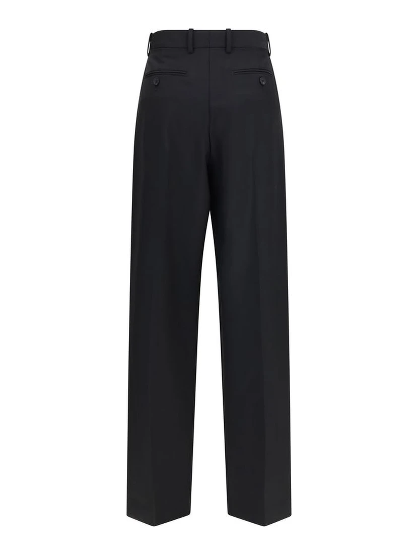 Black Wool Oves Aries Dress Pants