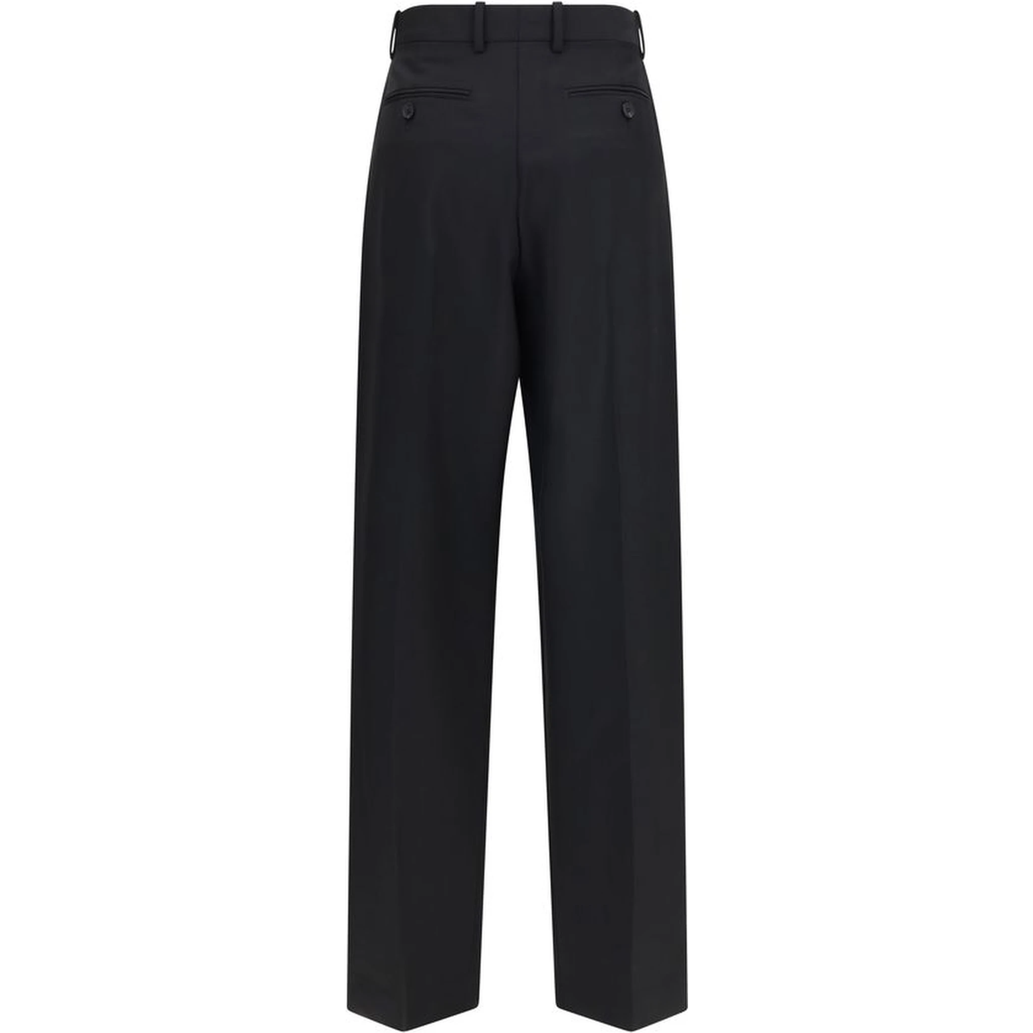 Black Wool Oves Aries Dress Pants