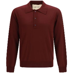Bordeaux Wool Oves Aries Polo Shirt