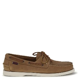 Brown Calf Leather Bos Taurus Slip-On Loafers