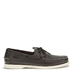 Brown Calf Leather Bos Taurus Slip-On Loafers