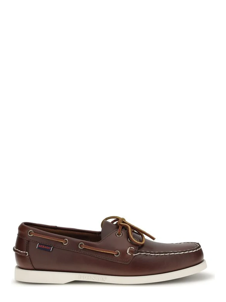 Brown Calf Leather Bos Taurus Slip-On Loafers