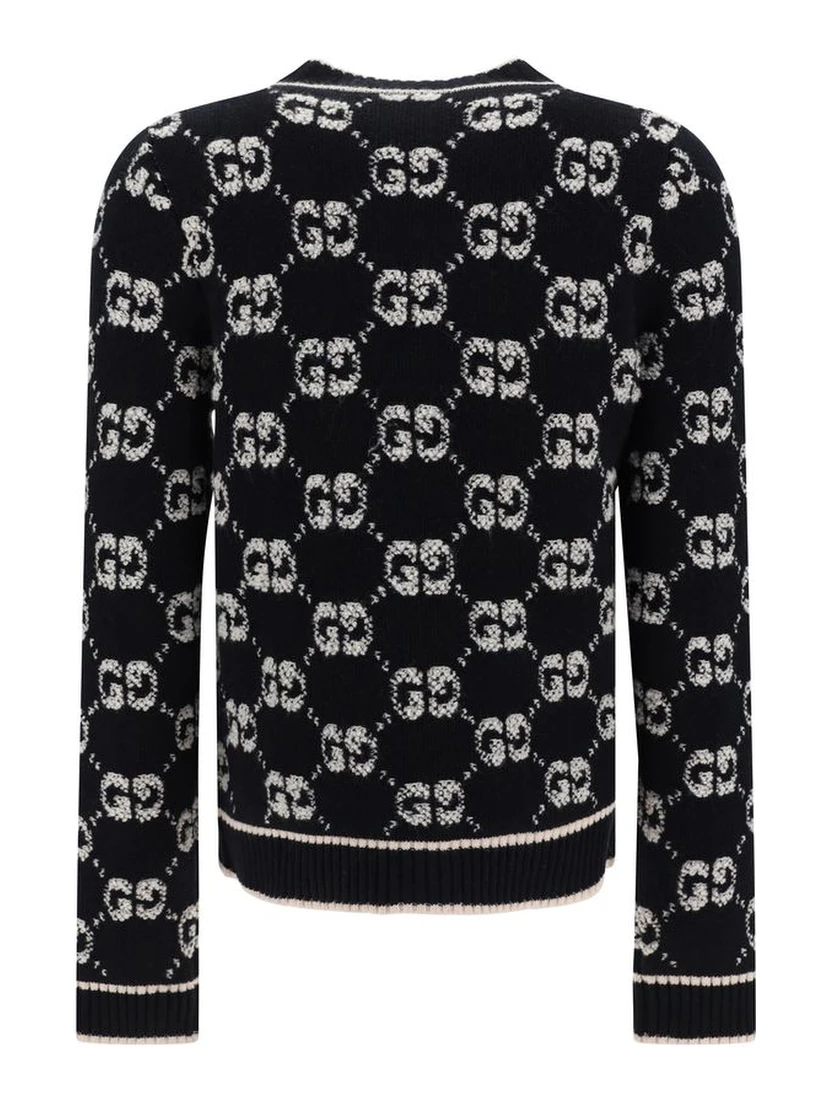 Black Wool Oves Aries Cardigan