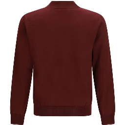 Bordeaux Wool Oves Aries Polo Shirt
